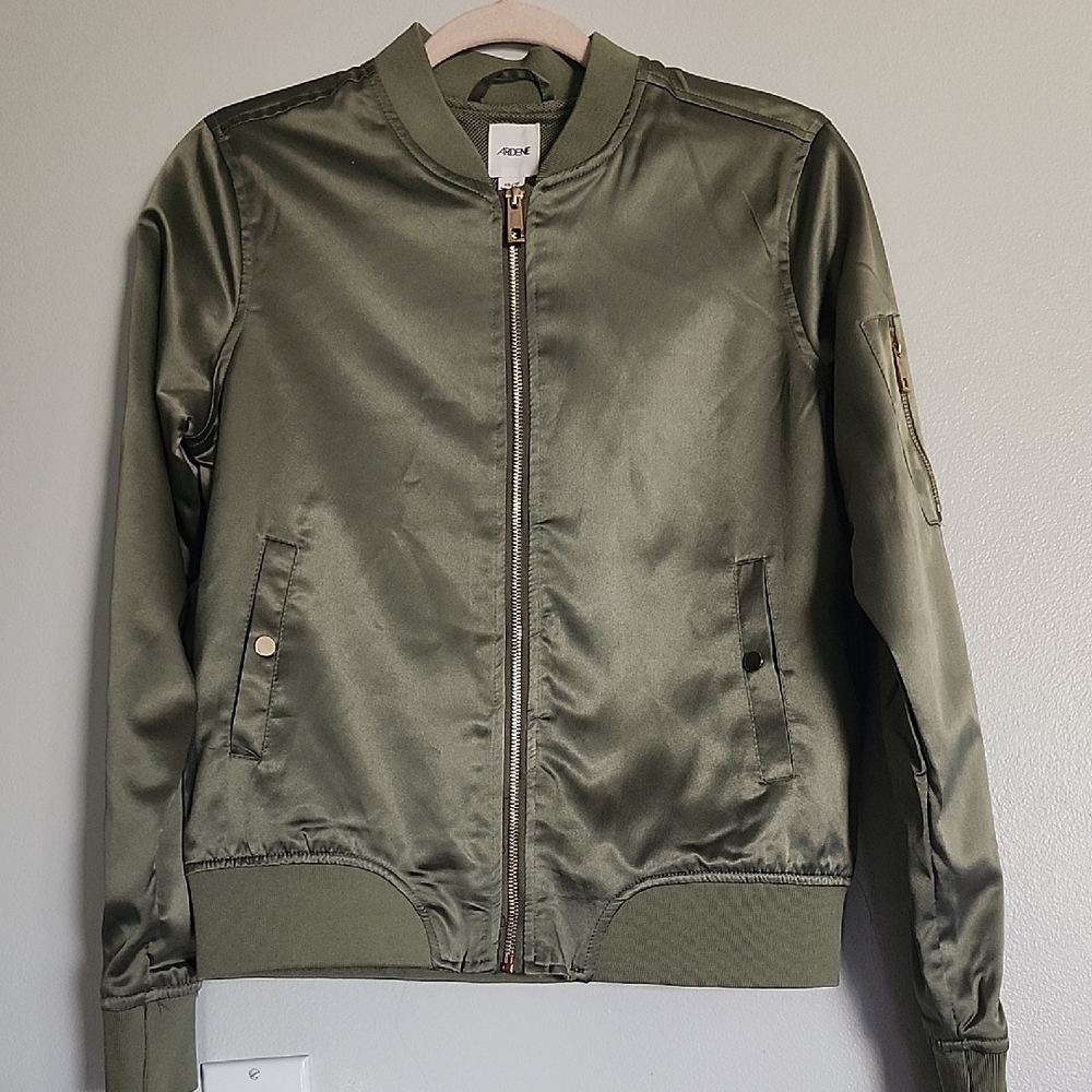 Olive Green Bomber Jacket